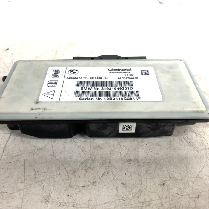 BMW F32 F31 F30 F34 4 & 3 Series Airbag Control Module 9319493