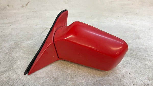 BMW E30 3 Series Left/Driver Side Mirror Brillantrot (308) 51168106593 *DAMAGED*