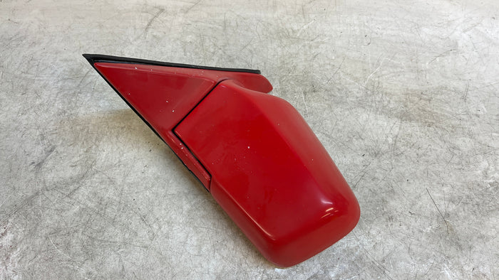 BMW E30 3 Series Left/Driver Side Mirror Brillantrot (308) 51168106593 *DAMAGED*