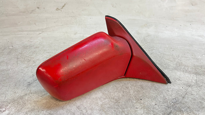 BMW E30 3 Series Right/Passenger Side Mirror Brillantrot (308) 51168106596 *DAMAGED*