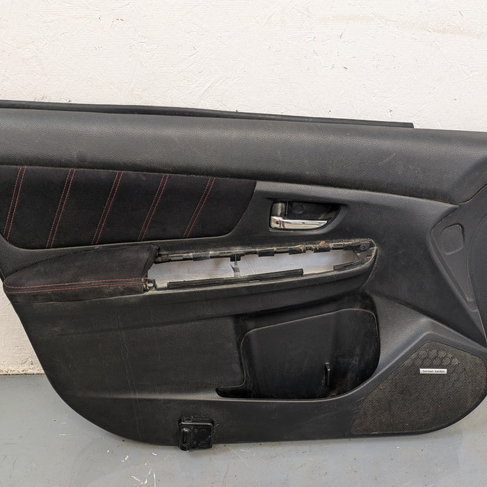 Subaru VA WRX STI Left/Driver Side Front Door Panel Card