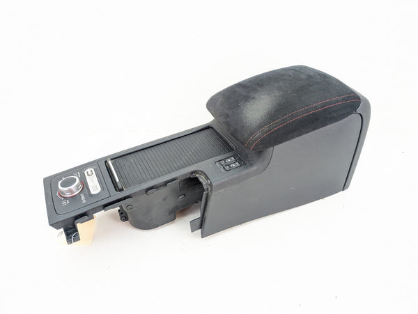 Subaru VA WRX STI Center Console Suede Armrest & Cup Holder Storage 92174VA200 *Damaged*
