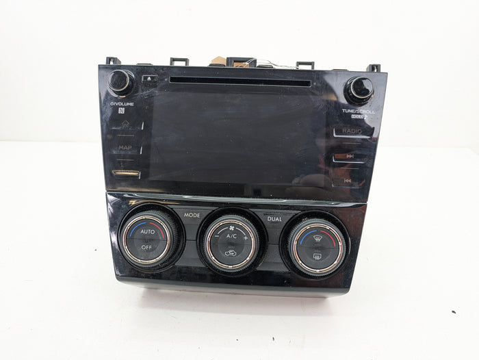 Subaru VA WRX STI Radio/Navigation Display Screen & Climate Control Unit 86471VA730/72311VA350