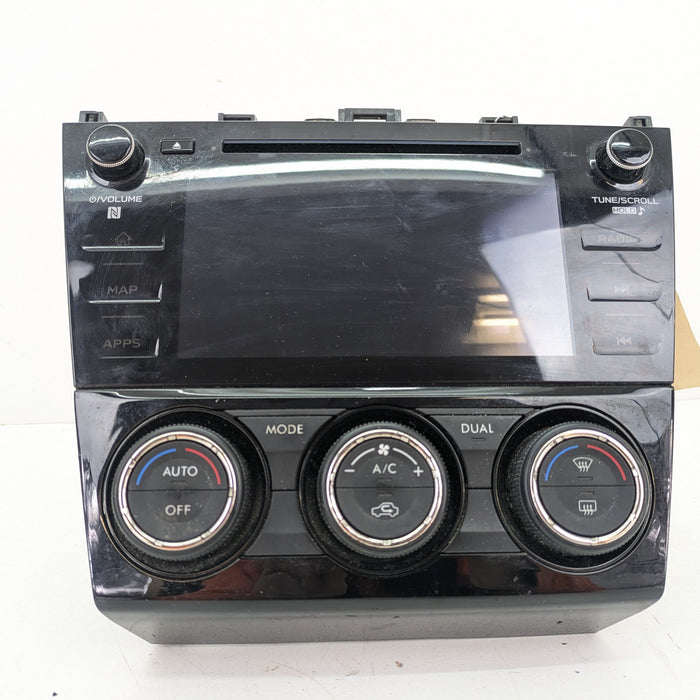 Subaru VA WRX STI Radio/Navigation Display Screen & Climate Control Unit 86471VA730/72311VA350