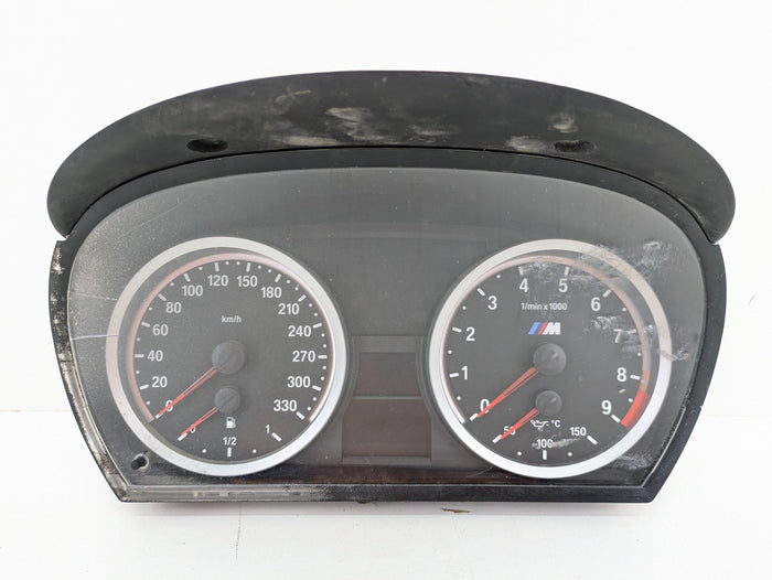 BMW E92 E90 E93 M3 Manual Transmission Instrument/Gauge Cluster KPH *DAMAGED*