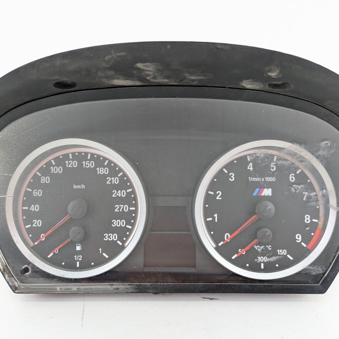 BMW E92 E90 E93 M3 Manual Transmission Instrument/Gauge Cluster KPH *DAMAGED*