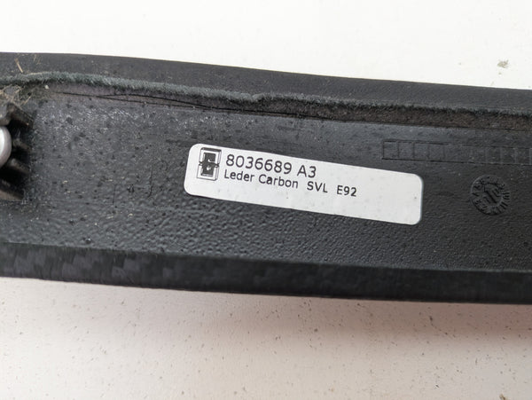 BMW E92 E93 M3 Rear Left/Right Side Panel Carbon Leather Trim 8036689/8036690
