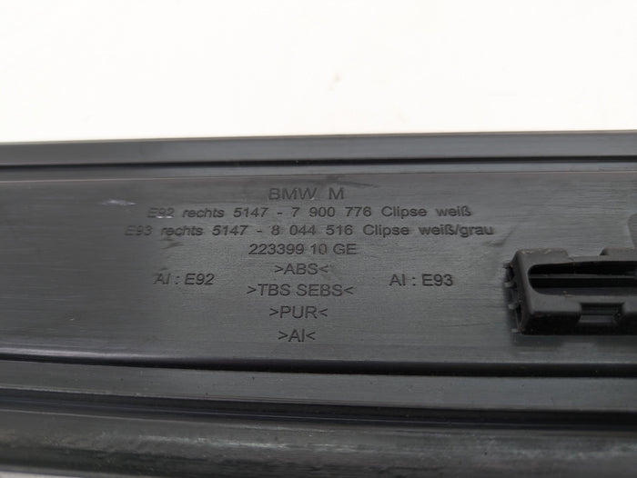 BMW E92 E93 M3 Right/Passenger Side Door Sill Trim 7900776