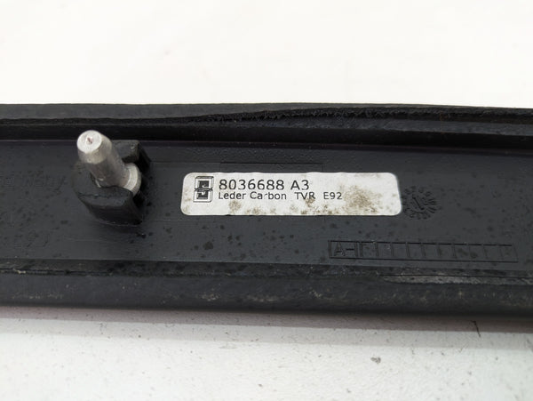 BMW E92 E93 M3 Right/Passenger Side Carbon Leather Door Trim 8036688