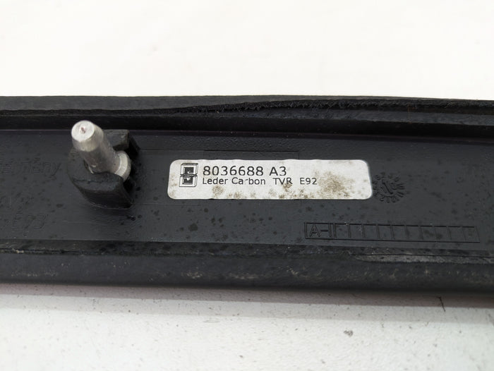 BMW E92 E93 M3 Right/Passenger Side Carbon Leather Door Trim 8036688