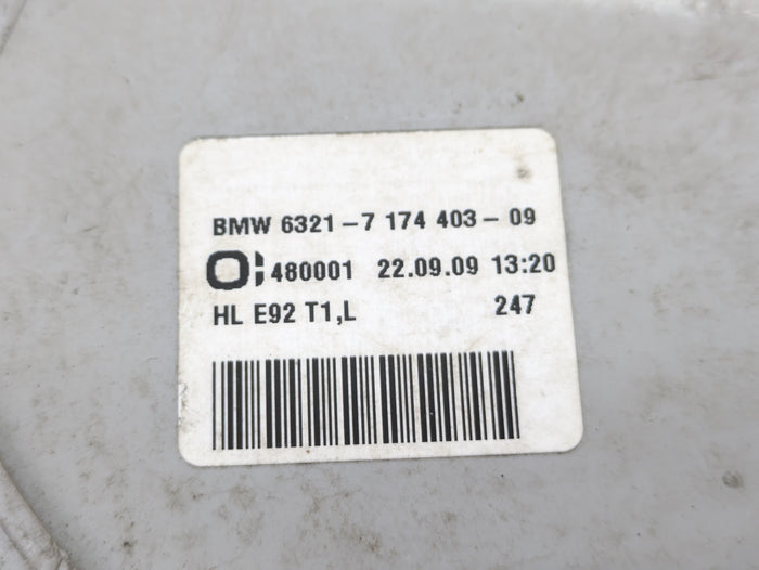 BMW E92 M3 335i 328i Pre-LCI Left Outer Quarter Panel Tail Light 7174403