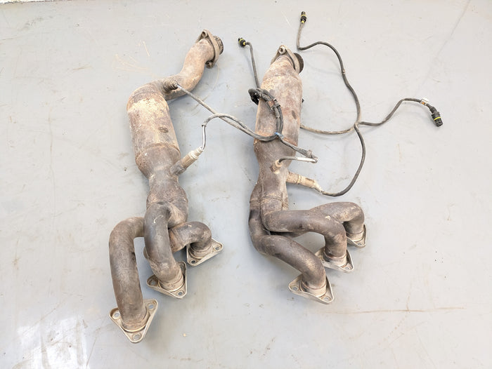 BMW E46 M3 S54 Engine Exhaust Manifolds W/Catalytic Converters 11627834674/11627834673