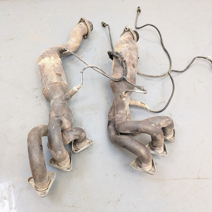 BMW E46 M3 S54 Engine Exhaust Manifolds W/Catalytic Converters 11627834674/11627834673