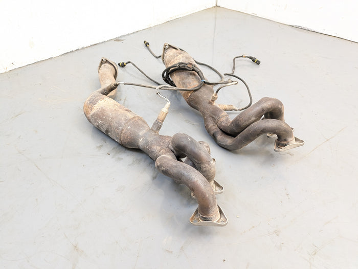 BMW E46 M3 S54 Engine Exhaust Manifolds W/Catalytic Converters 11627834674/11627834673