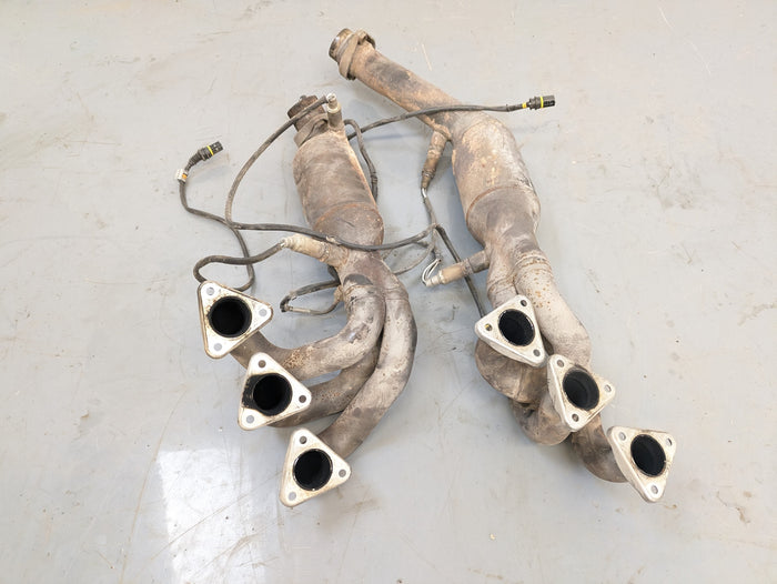 BMW E46 M3 S54 Engine Exhaust Manifolds W/Catalytic Converters 11627834674/11627834673