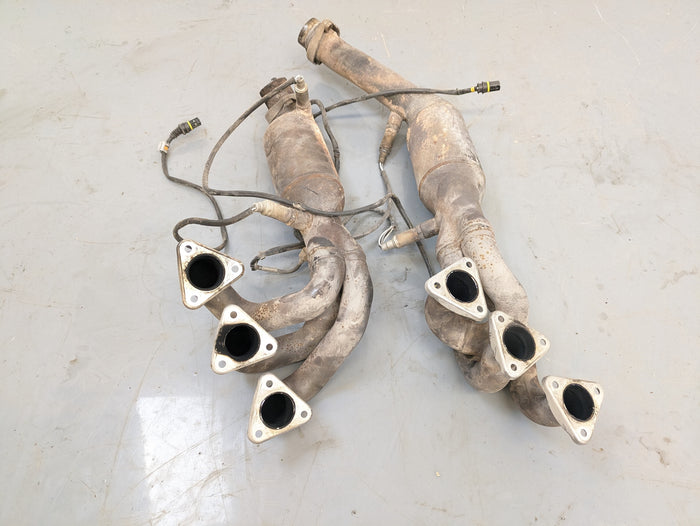 BMW E46 M3 S54 Engine Exhaust Manifolds W/Catalytic Converters 11627834674/11627834673