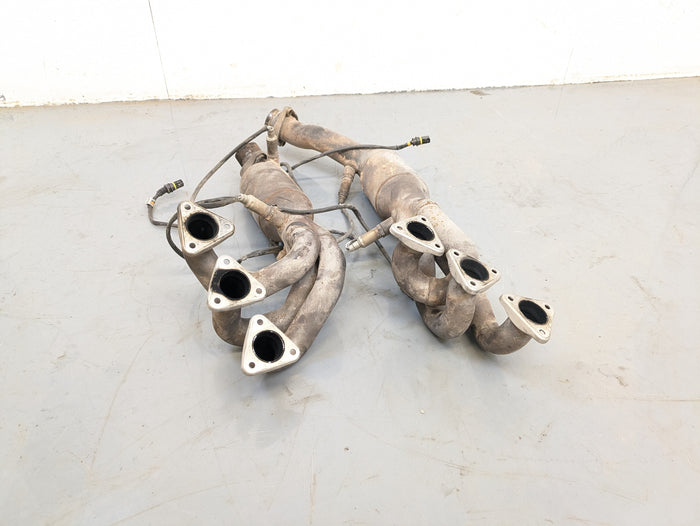 BMW E46 M3 S54 Engine Exhaust Manifolds W/Catalytic Converters 11627834674/11627834673
