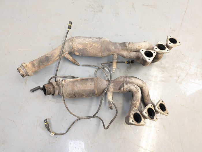 BMW E46 M3 S54 Engine Exhaust Manifolds W/Catalytic Converters 11627834674/11627834673