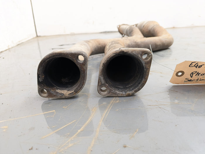 BMW E46 M3 S54 Exhaust Section 1 w/ Air Fuel Ratio AFR Sensor Port 18107832909