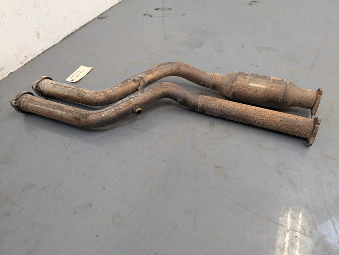 BMW E46 M3 S54 Exhaust Section 1 w/ Air Fuel Ratio AFR Sensor Port 18107832909