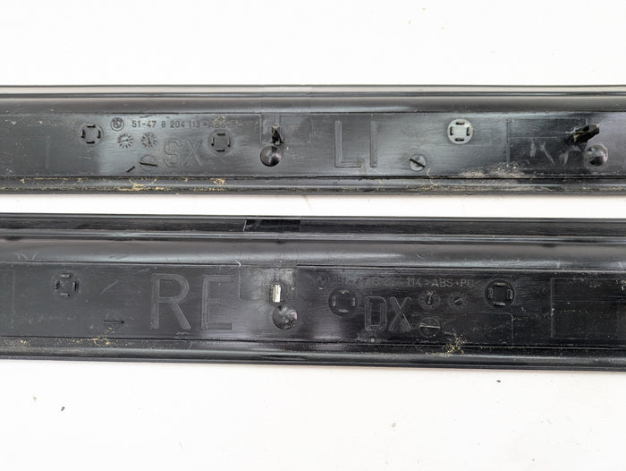 BMW E46 M3 Coupe/Convertible Door Sill Trim Set 51477891927/51477891928 *DAMAGED*