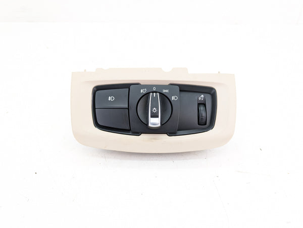 BMW F15 X5/F16 X6 35ix Light Control Switch W/Beige Trim 9311721