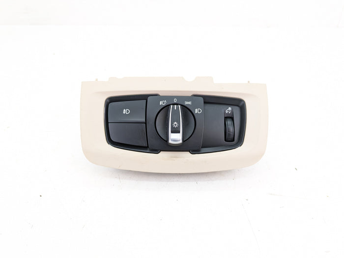 BMW F15 X5/F16 X6 35ix Light Control Switch W/Beige Trim 9311721