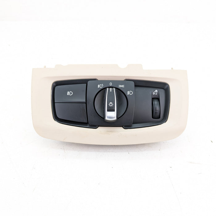 BMW F15 X5/F16 X6 35ix Light Control Switch W/Beige Trim 9311721