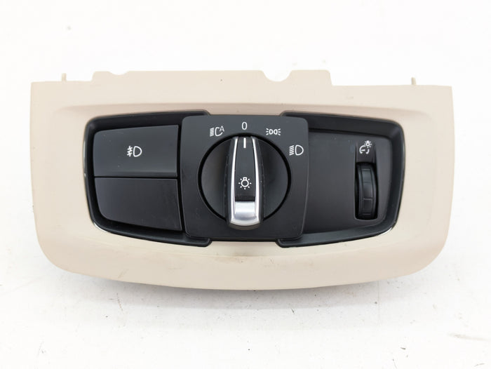 BMW F15 X5/F16 X6 35ix Light Control Switch W/Beige Trim 9311721