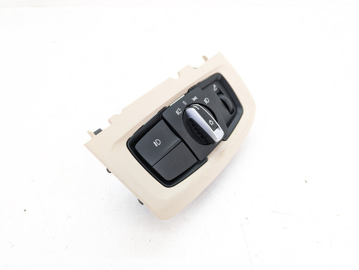 BMW F15 X5/F16 X6 35ix Light Control Switch W/Beige Trim 9311721