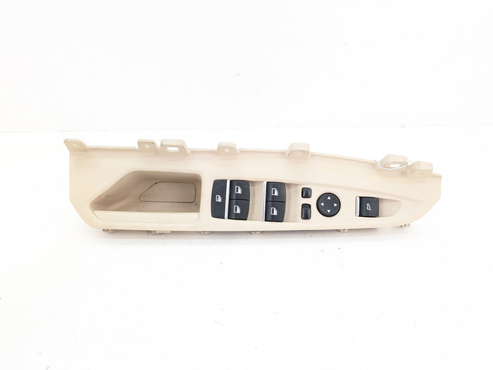 BMW F15 X5/F16 X6 35ix Left/Driver Side Front Master Window Switch W/Beige Trim 9297349