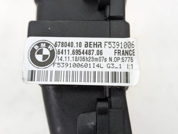 BMW F15 X5/F16 X6 35iX Left/Driver Side Front Under Seat Electric Heater Vent 6954487