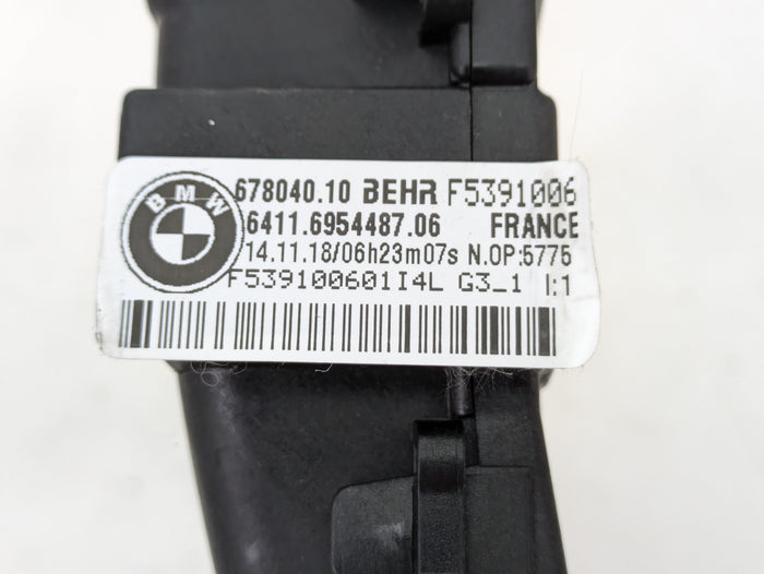 BMW F15 X5/F16 X6 35iX Left/Driver Side Front Under Seat Electric Heater Vent 6954487