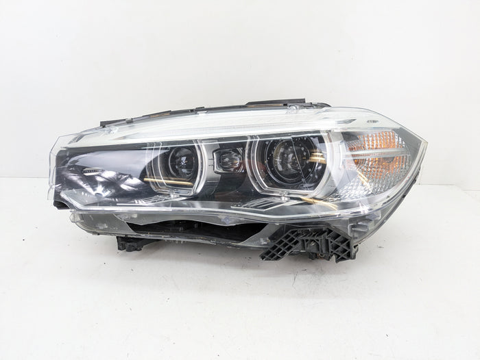 BMW F15 X5/F16 X6 35iX Left/Driver Side Adaptive Xenon Headlight 7424177 *DAMAGED*