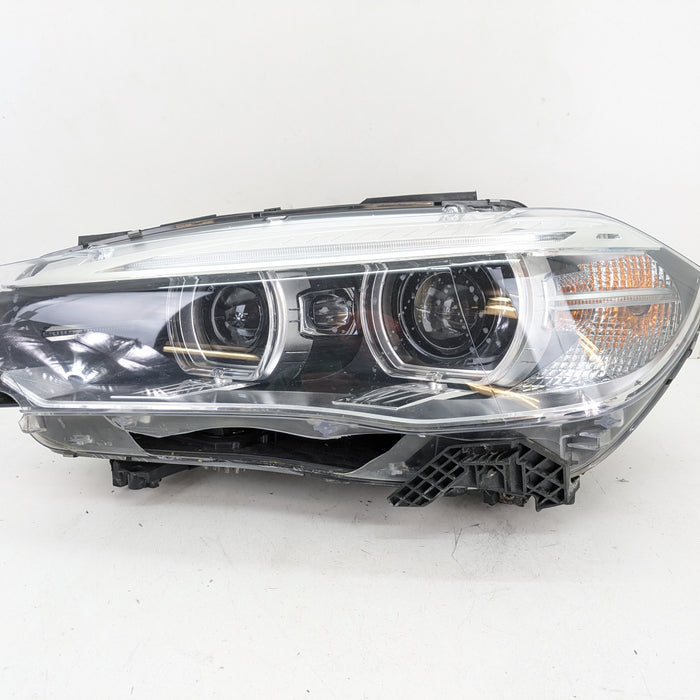 BMW F15 X5/F16 X6 35iX Left/Driver Side Adaptive Xenon Headlight 7424177 *DAMAGED*