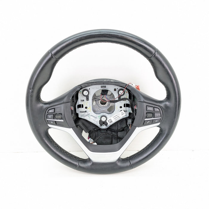 BMW F15 X5/F16 X6 35iX Power Leather Sport Steering Wheel 2406058 *DAMAGED*