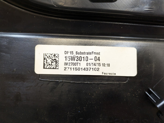 BMW F15 X5 35iX Right/Passenger Side Rear Canberra Beige Door Panel Card 7292116/51417369948