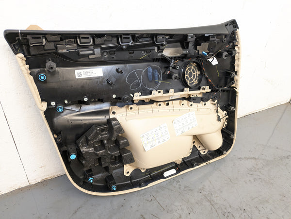 BMW F15 X5 35iX Right/Passenger Side Rear Canberra Beige Door Panel Card 7292116/51417369948