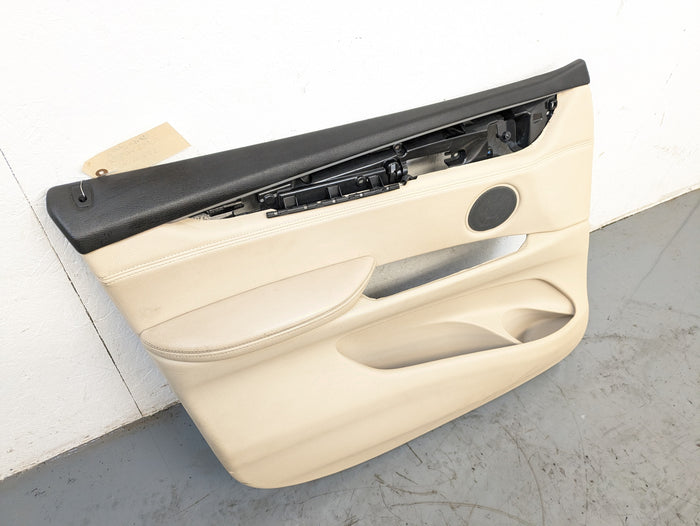BMW F15 X5 35iX Left/Driver Side Front Canberra Beige Door Panel Card 7292115/51417369937