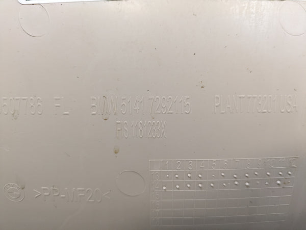 BMW F15 X5 35iX Left/Driver Side Front Canberra Beige Door Panel Card 7292115/51417369937