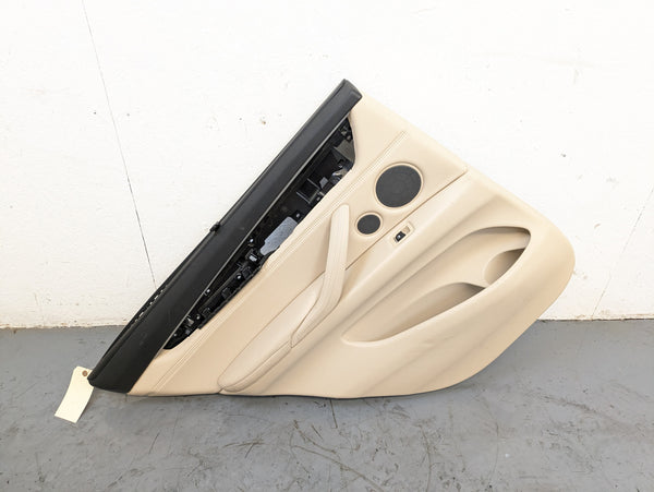 BMW F15 X5 35iX Left/Driver Side Rear Canberra Beige Door Panel Card 51427370091