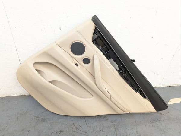 BMW F15 X5 35iX Right/Passenger Side Rear Canberra Beige Door Panel Card 51427370092