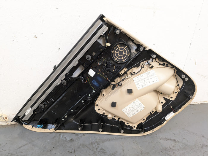 BMW F15 X5 35iX Right/Passenger Side Rear Canberra Beige Door Panel Card 51427370092