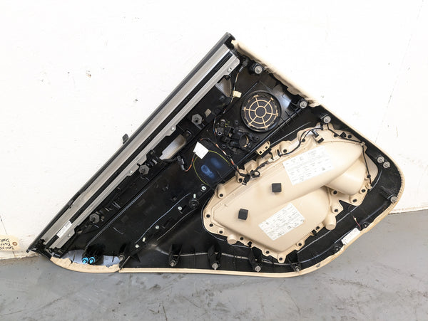 BMW F15 X5 35iX Right/Passenger Side Rear Canberra Beige Door Panel Card 51427370092