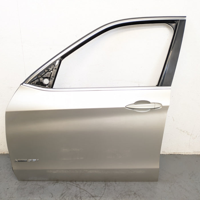 BMW F15 X5 35iX Left/Driver Side Front Door Mineral Silver Metallic (A14) 41517386737