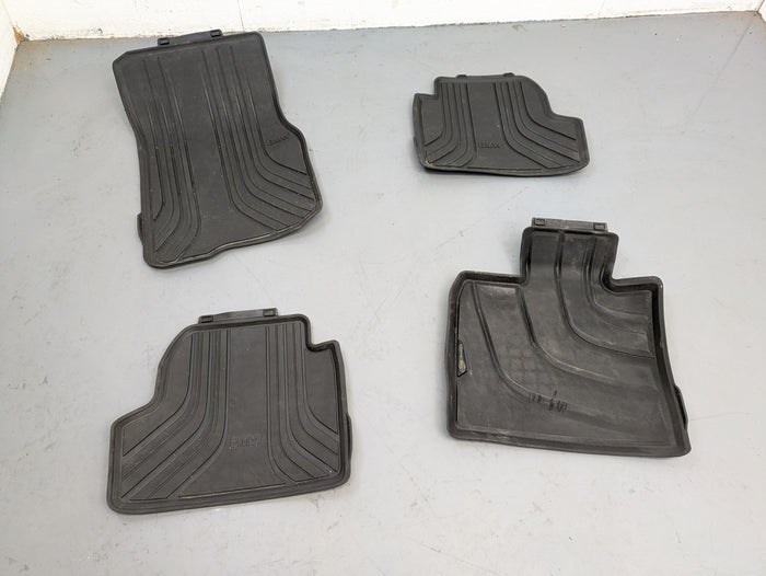 BMW F15 X5 35iX Rubber/Winter Floor Mat Set 51472347728 *DAMAGED*