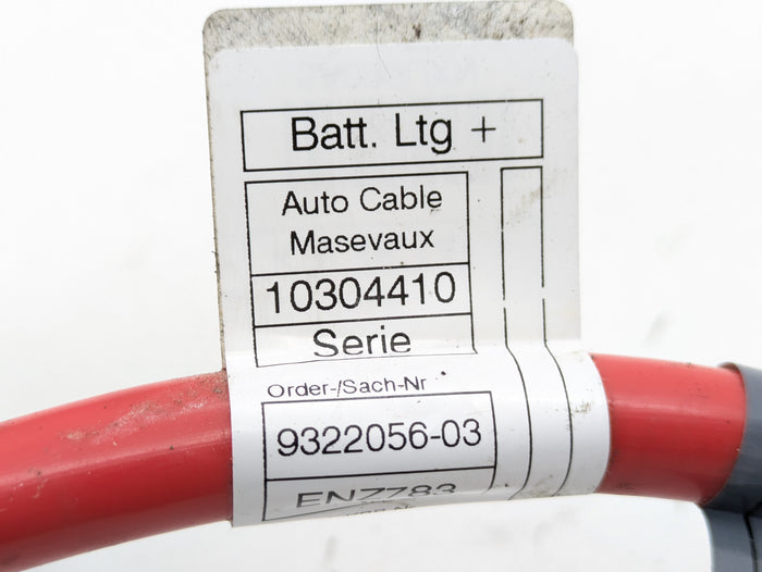 BMW F15 X5/F16 X6 35iX Positive & Negative Battery Cables 9322056/9322055/9329885