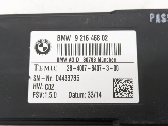 BMW F15 X5/F16 X6 35iX Heated Seats Control Module 9216468