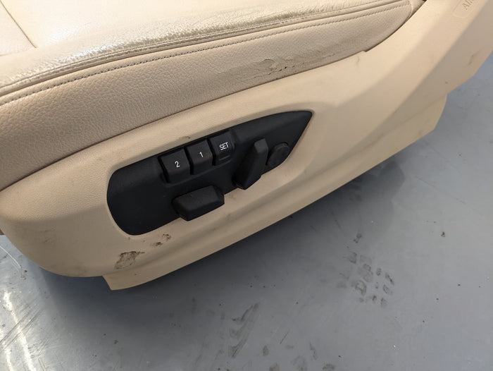BMW F15 X5 Left/Right Front Beige Seat Set