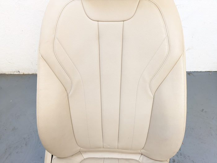 BMW F15 X5 Left/Right Front Beige Seat Set